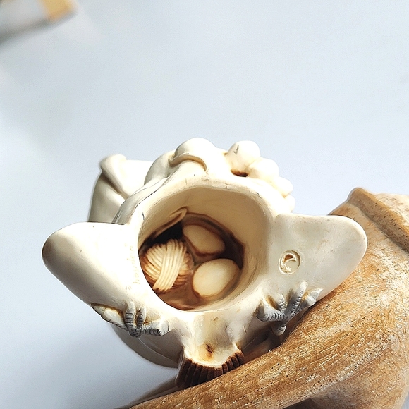 NEW Harmony Kingdom Cat and Bird Trinket Box Turdus Felidae 1999 Treasure Jests - Picture 8 of 10